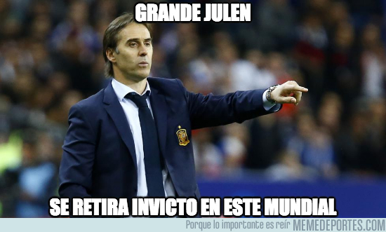 Lopetegui fichó por el Madrid y se volvió de Rusia imbatido... y sin jugar ni un partido