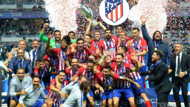 AtlÃ©tico de Madrid fue elegido el mejor club del 2018