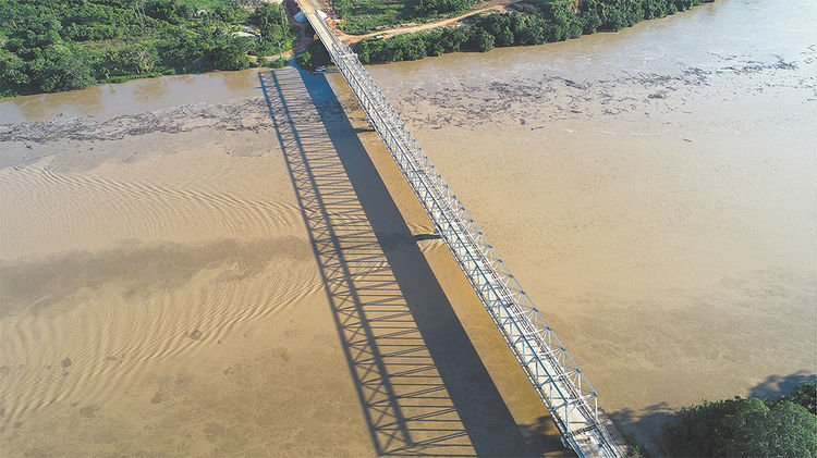 Pando. El Madre de Dios es otra obra de gran longitud. Foto: ABC