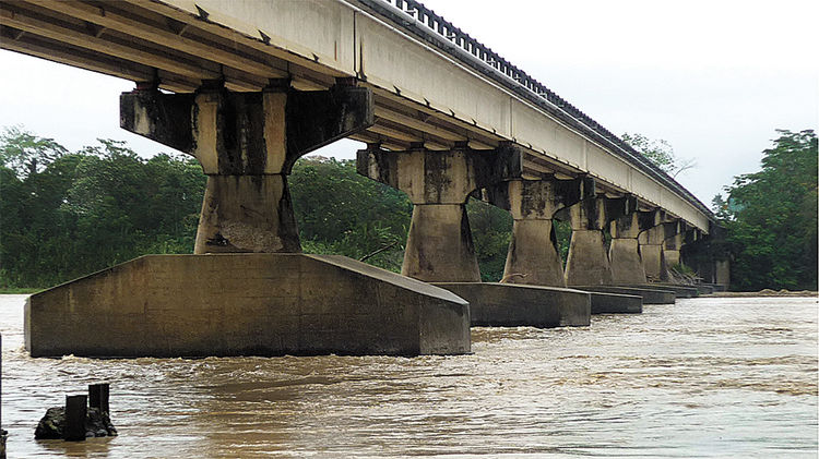 Puente Chimoré, en Cochabamba. Foto: ABC