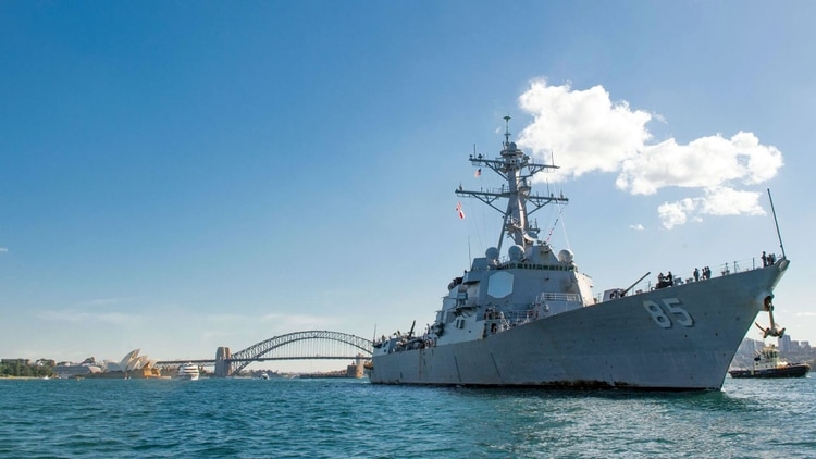 El destructor USS McCampbell