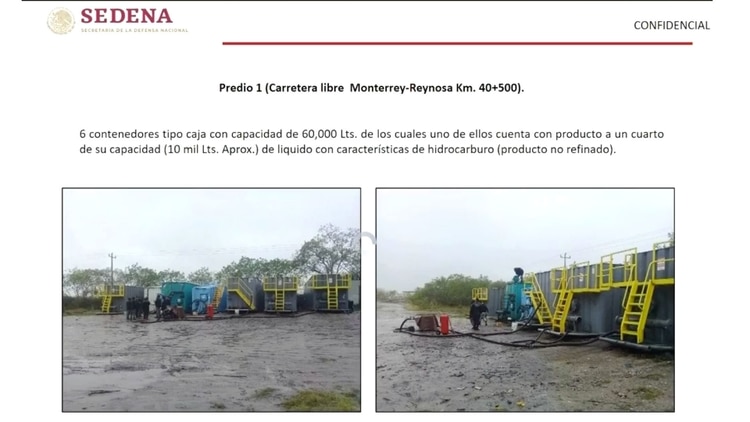 Este jueves López Obrador exhibió las imágenes de estaciones ilegales construidas en las rutas de los ductos. (Foto: Especial)