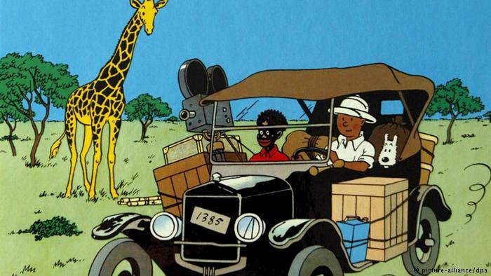 Tintín y Milú en el Congo generó críticas por sus estereotipos colonialistas y racistas