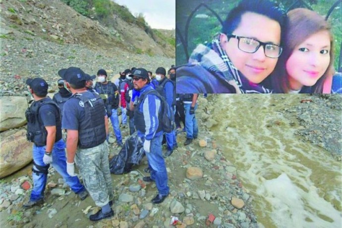 Encuentran los cuerpos de Carla y Jesús en río de La Paz