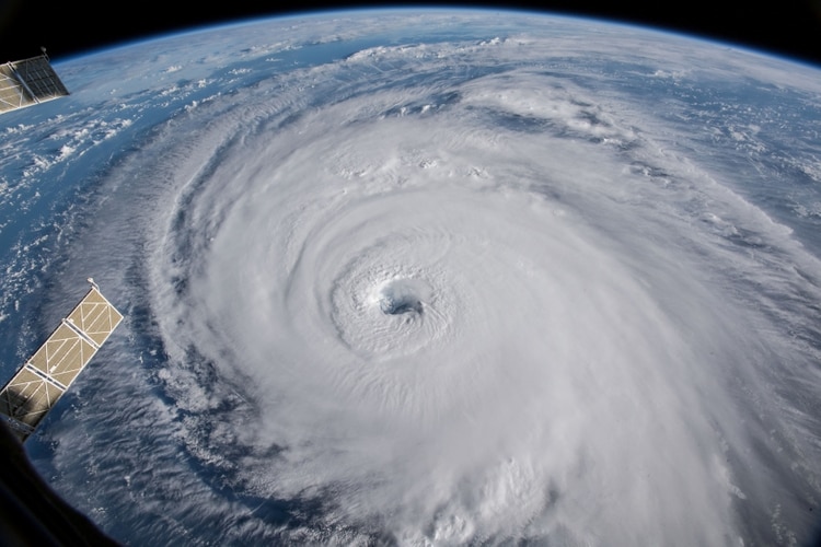El huracán Florence, de 2018, manifestó un poder masivo que será habitual. (NASA/via REUTERS)