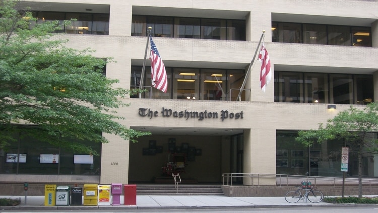 The Washington Post es el mayor y más antiguo periódico de Washington D. C. (Foto: Michael Fleischhacker / WikiCommons)