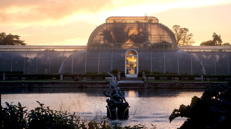 La Casa de las Palmeras al atardecer © RBG Kew