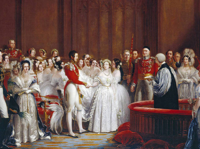 La boda de la Reina Victoria. (Wikipedia)