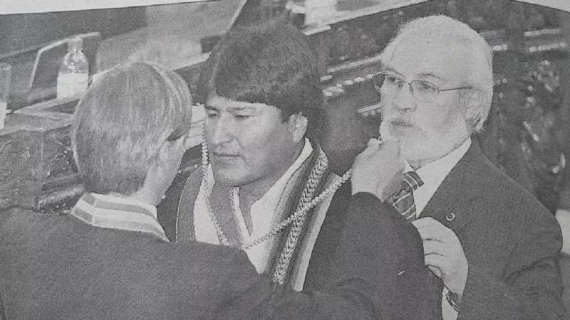 Frases e imágenes de Evo Morales en 13 años