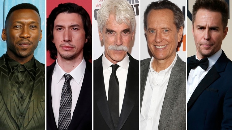 Mahershala Ali, Adam Driver, Sam Elliott, Richard E. Grant y Sam Rockwell