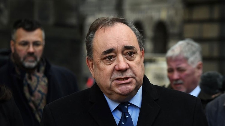 Alex Salmond a su llegada a los tribunales el pasado 8 de enero. (AFP)