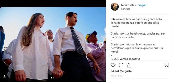 Fabiana Rosales. (Instagram)