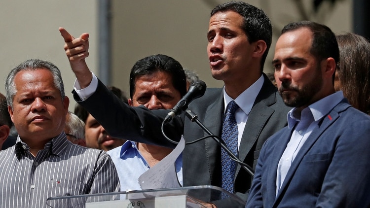 Juan Guaidó, presidente interino de Venezuela (REUTERS)