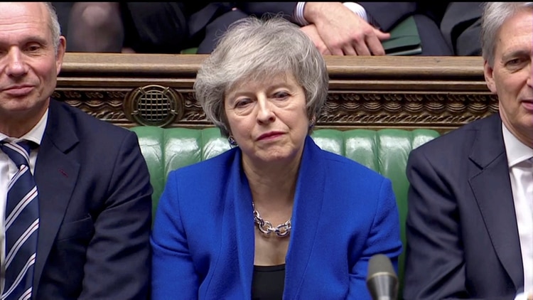 La confianza en la primera ministra Theresa May se redujo considerablemente (Reuters)