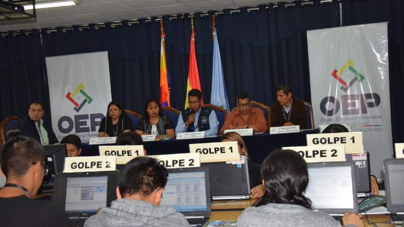 Conteo de votos continúa y el MAS llega al 40% de participación