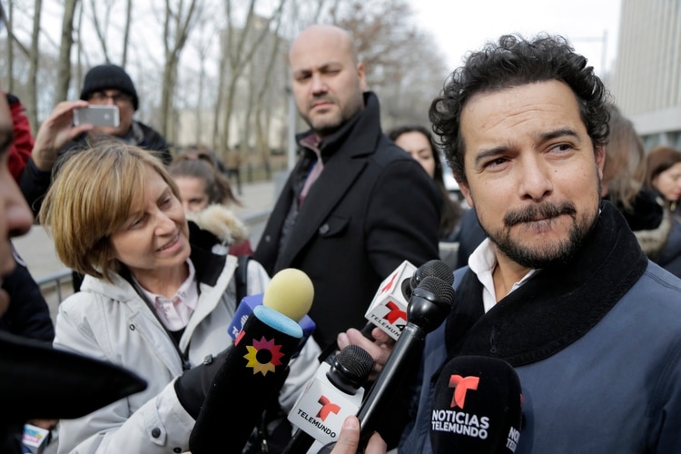Edda habló con la prensa. (Foto: AP Photo/Seth Wenig)