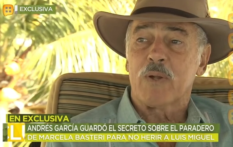 Andrés García hizo una nueva revelación sobre la madre de Luis Miguel (Captura Azteca)