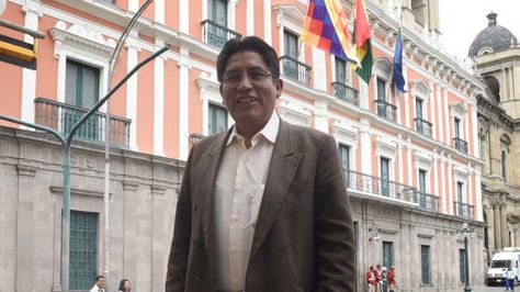 Felix Patzi, gobernador del departamento de La Paz.