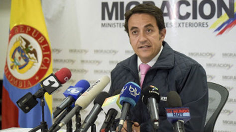 El director de migración de Colombia, Christian Kruger.