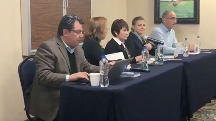 En conferencia de prensa se presentó el informe sobre Incineraciones de cuerpos no identificados en Jalisco (Foto: Facebook boellmxca)