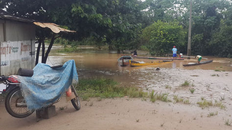 Rebalse de ríos vuelve a causar inundaciones en Trinidad. Foto: Archivo-La Razón