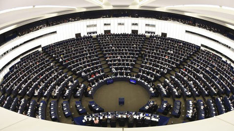 Sesión del Parlamento Europeo. Foto: Archivo-AFP