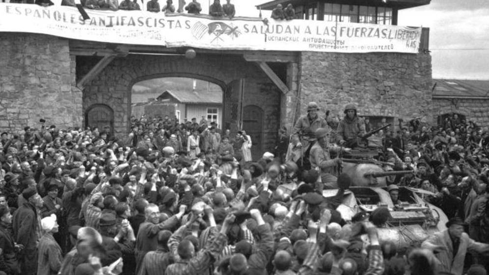 Foto: Liberación del campo de Mauthausen el 6 de mayo de 1945. (Cordon Press)
