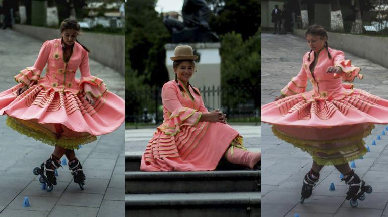 La famosa patinadora polaca, Ewelina Czapla. | Foto: @LaPazRollerClub