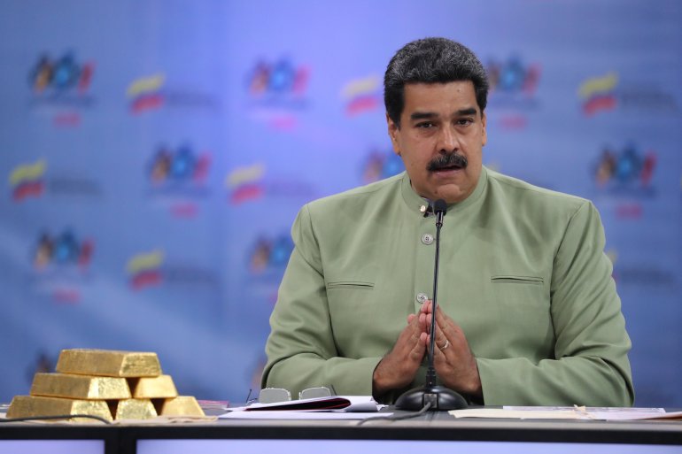 Resultado de imagen para oro de venezuela y Maduro