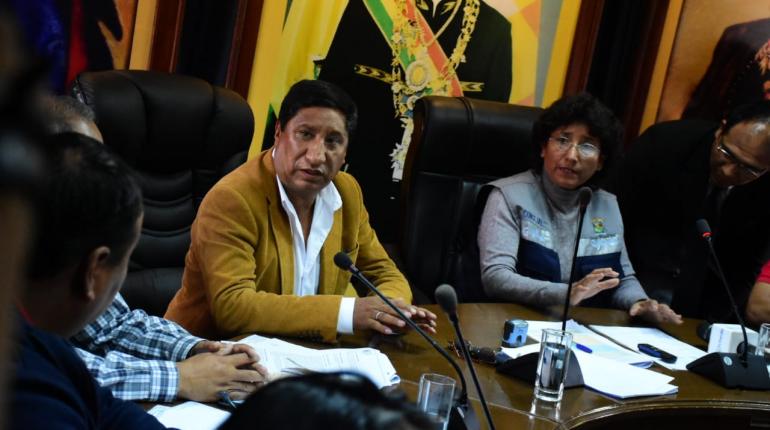 El nuevo alcalde suplente temporal de Quillacollo, Antonio Montaño, ayer. | Daniel James