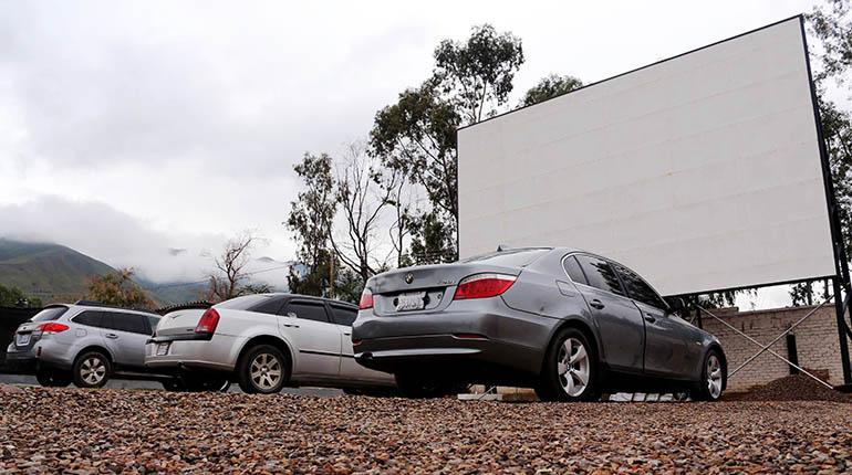 Proyección. La pantalla gigante en la que se realizarán las proyecciones. | CORTESÍA BALCÁZAR