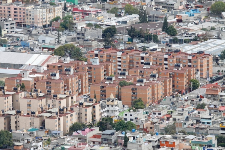 Unidades habitacionales al oriente de la capital (FOTO: MOISÉS PABLO /CUARTOSCURO.COM)