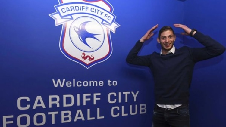 Emiliano Sala estaba viajando de Nantes a Cardiff, donde tendría su primer entrenamiento (Foto: www.cardiffcityfc.co.uk)