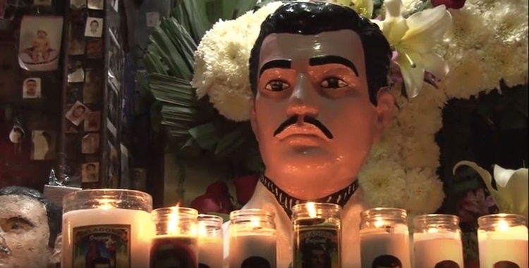 Jesús Malverde, el santo de los narcos, uno de los personajes emblemáticos de Culiacán (Foto: Especial)