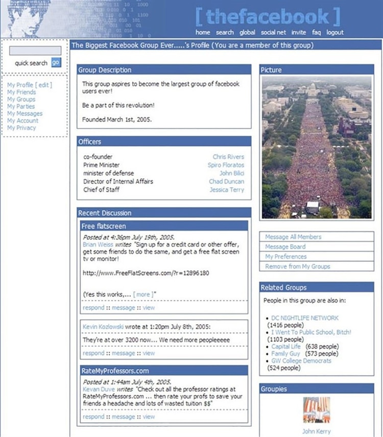 La red social pasó de ser un mero directorio online a convertirse en una plataforma para conectar gente en todo el mundo.