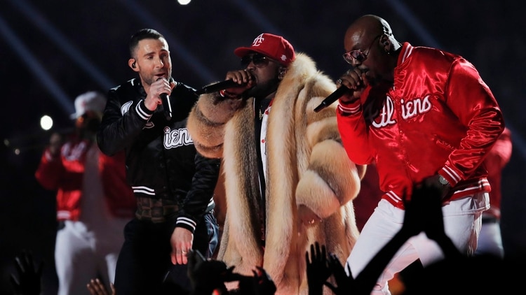 Big Boi, ex integrante de Outkast, cantó junto a Maroon 5 y Travis Scott (Foto: Reuters/Mike Segar)