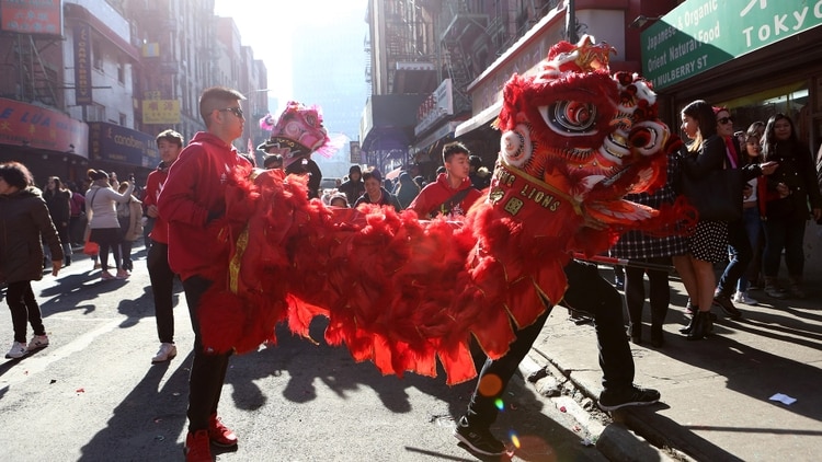 El Año Nuevo Lunar es celebrado en el Barrio Chino de Nueva York (Earl Wilson/The New York Times)