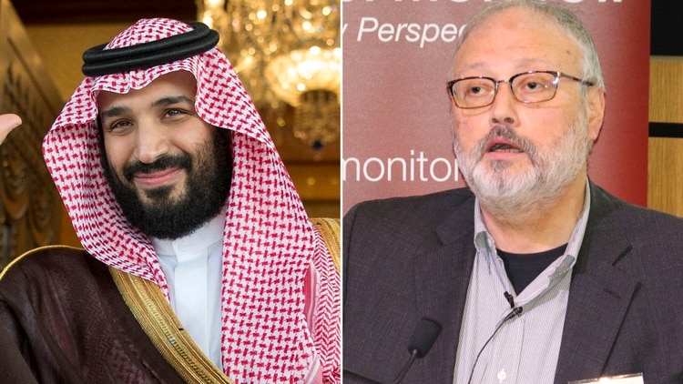 Mohammed Bin Salman y Jamal Khashoggi, el periodista saudí asesinado en el consulado de Arabia Saudita en Estambul, Turquía