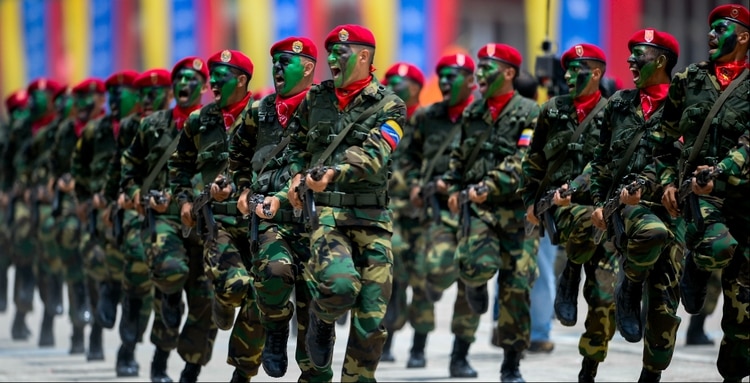 Soldados del Ejército venezolano (AFP)