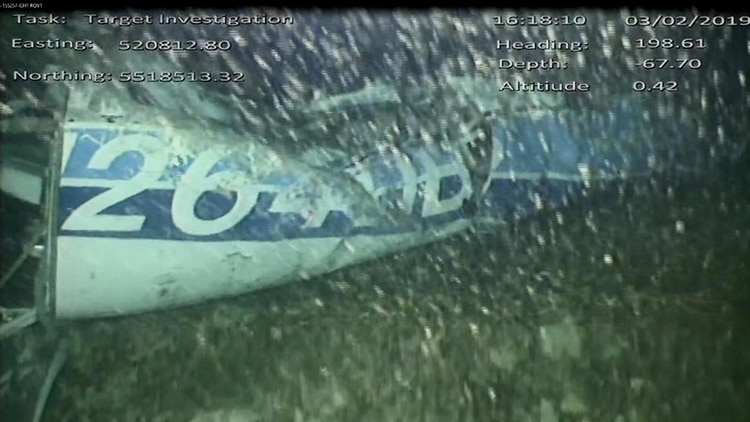 El avión Pipel Malibú fue encontrado a 63 metros de profundidad en el Canal de la Mancha (Foto: AAIB)