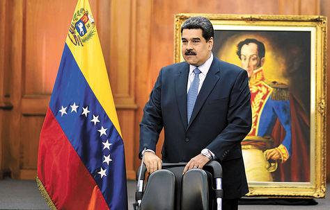 Nicolás Maduro ofreció una conferencia de prensa. Foto: AFP