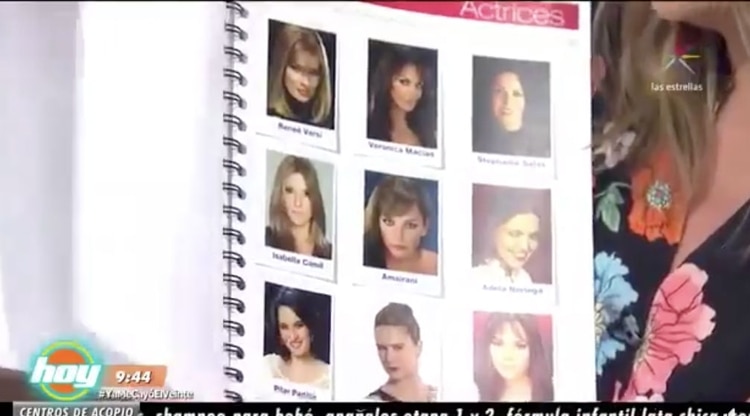 En el programa “Hoy” de Televisa mostraron un catálogo de actrices, pero negaron que promoviera la prostitución (Foto: Captura Televisa)