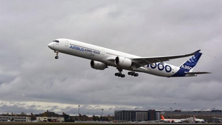 El Airbus A350-1000