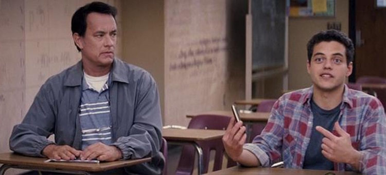 Tom Hanks y Rami Malek