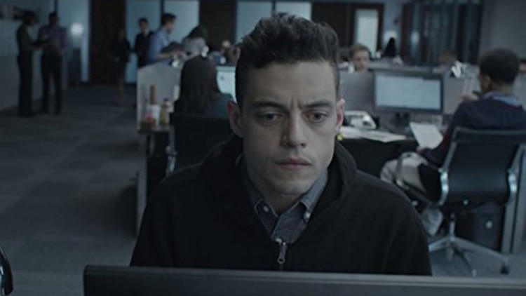 Rami Malek en “Mr Robot”