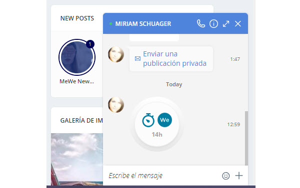 Mensajes que se destruyen