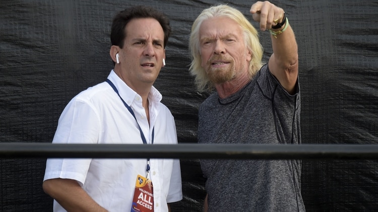 Richard Branson (Photo by Raul Arboleda / AFP)