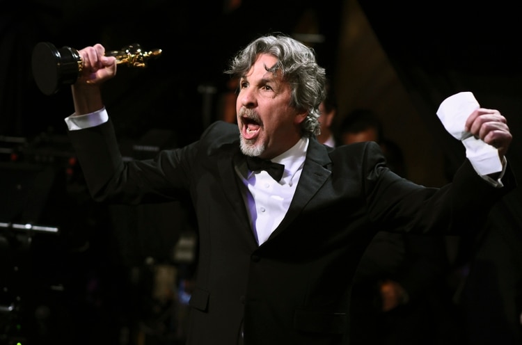 Peter Farrelly con el Oscar por “Green Book” (Matt Petit /A.M.P.A.S. via REUTERS)