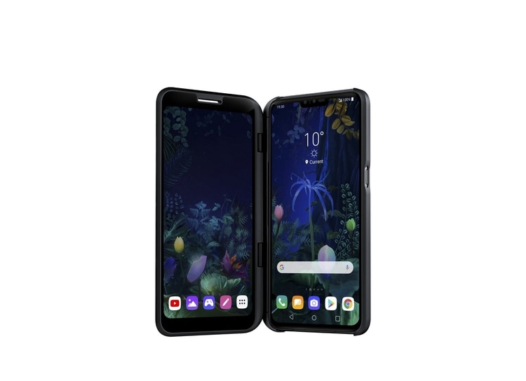 El LG V50 añade una segunda pantalla por medio de un accesorio externo.