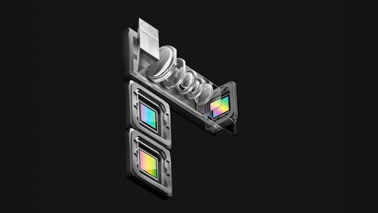 Oppo presentó su sistema de zoom de diez aumentos para celulares.